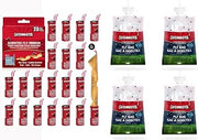 Catchmaster Fly Trap Bundle, Fly Ribbon 20-Pack & Fly Bag 4-Pack, Fruit Fly Traps for Indoors & Outdoors, for Garage, Backyard, Pool, Patio & Camping
