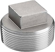 3/4" 304 Stainless Steel Plug, MNPT, Class 150, 300 PSI