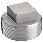 3/4" 304 Stainless Steel Plug by Merit Brass – Stainless Steel, Model K417-12
