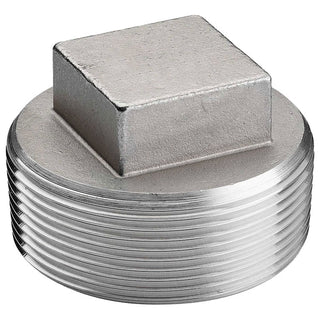 3/4" 304 Stainless Steel Plug by Merit Brass – Stainless Steel, Model K417-12