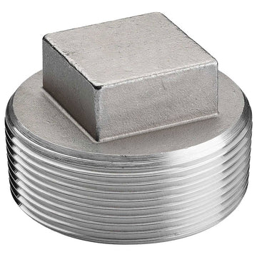 3/4" 304 Stainless Steel Plug by Merit Brass – Stainless Steel, Model K417-12