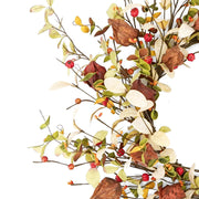 YNYLCHMX Fall Wreath, 20 Inch Diameter, Fall Berries