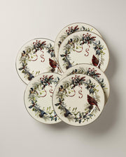 Lenox Winter Greetings Porcelain Dinner Plates, 10.75 Inch, Set of 6