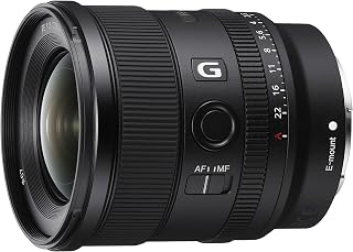 Sony FE 20mm F1.8 G Full-Frame Ultra-Wide Prime Lens | Model: SEL20F18G, Angle G Lens, The XD (Extreme Dynamic) Linear focus motorstrack