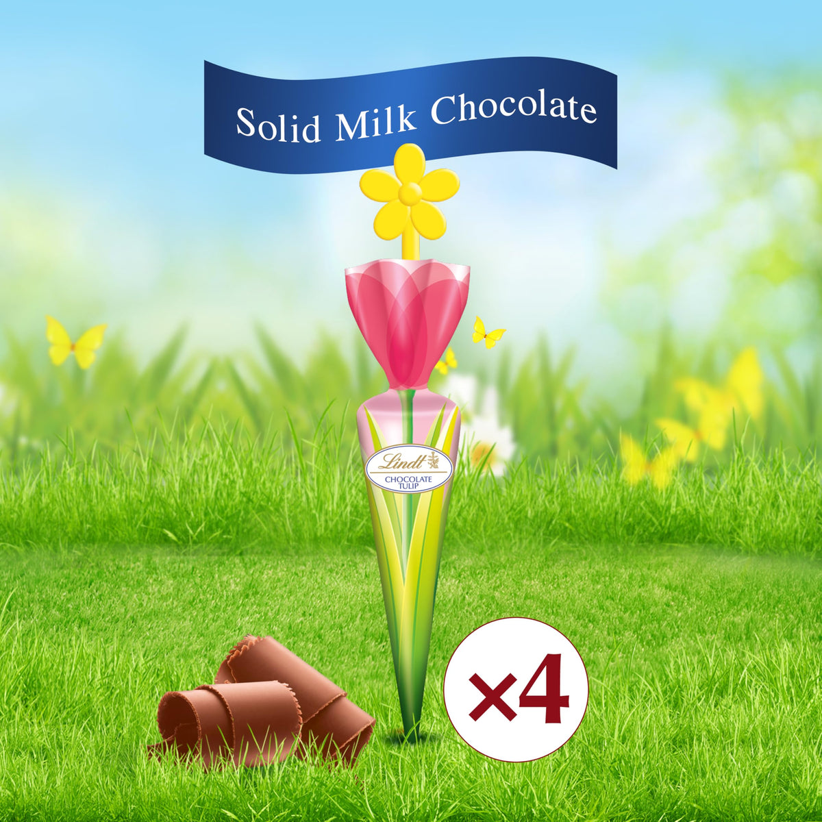 Chocolate Tulips by Lindt – 1.9 Ounce (Pack of 1)