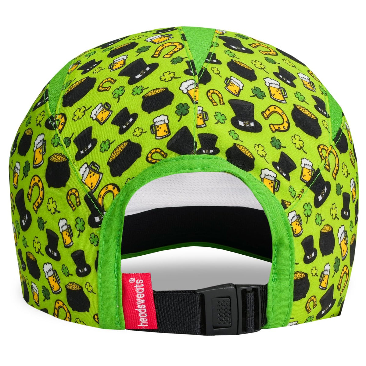 St Patrick's Day Running Hat by Headsweats – Polyester, Green/Multi