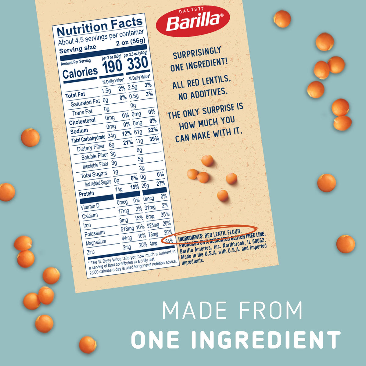 Barilla Penne; Pack of 1 / 8.8 Ounce (Pack of 1) / 1 Penne