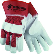 MCR Safety 1940L Gloves for Glory Goatskin Leather Palm Gloves, Large