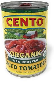 Cento Foods Tomatoes Fire Roasted Diced, 14.5 OZ
