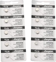 Energizer 377/376 Silver Oxide 10 Batteries