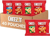 Cheez-It Baked Snack Crackers, Lunch Snacks, Variety Pack (40 Pouches)