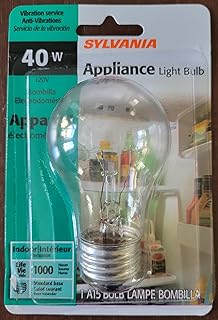SYLVANIA 40W Appliance Light Bulb 40Acl/APPL/Bl