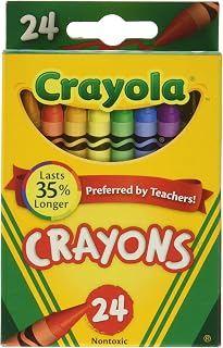 Crayola Crayons 24 Count Box- (6-Pack)