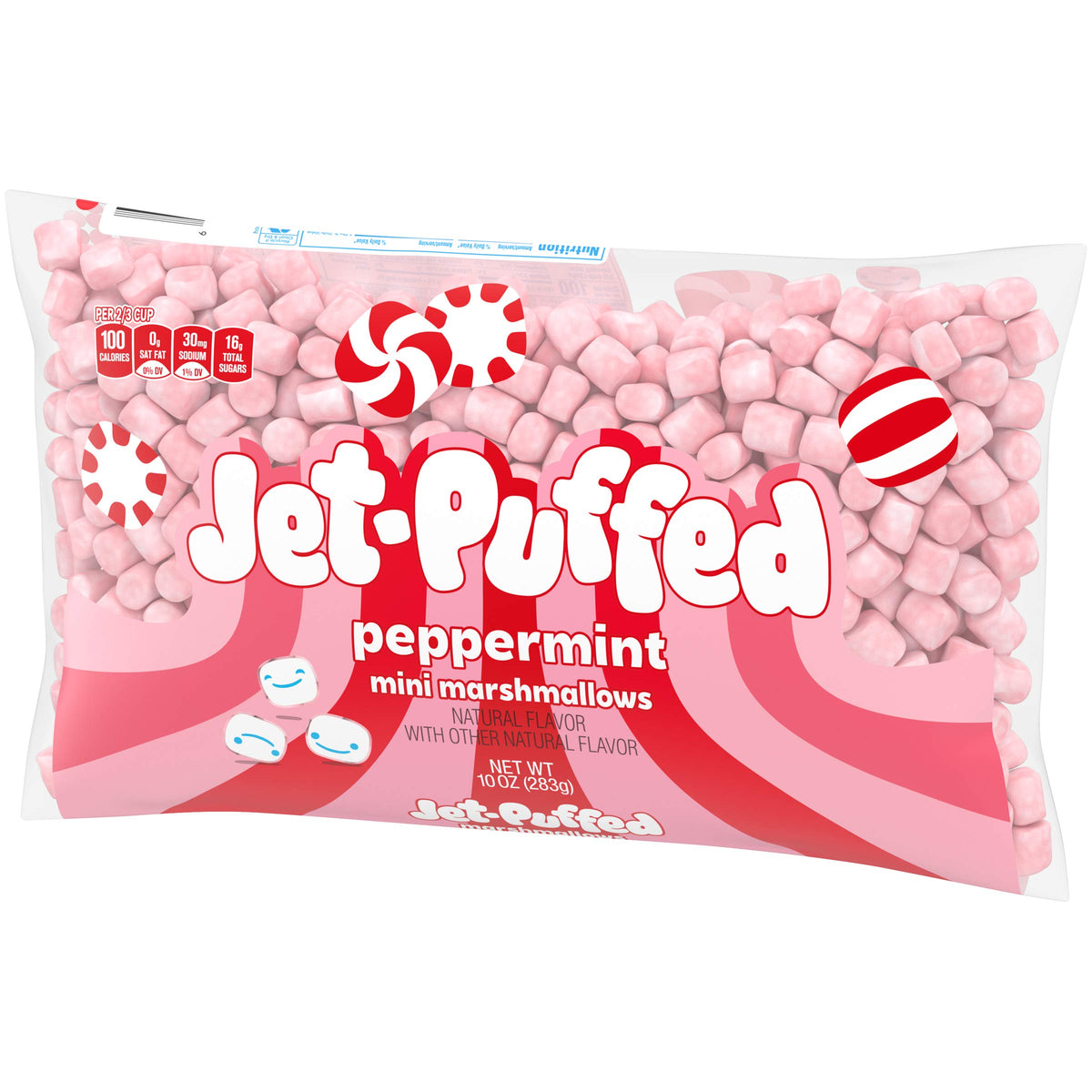 Jet-Puffed Peppermint Mini Marshmallows – 10 Ounce, Model 00600699001892