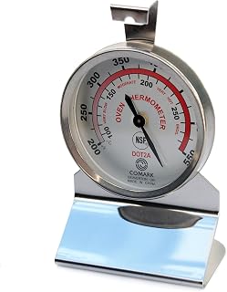 Comark DOT2AK Stainless Steel Dial Oven Thermometer, Silver