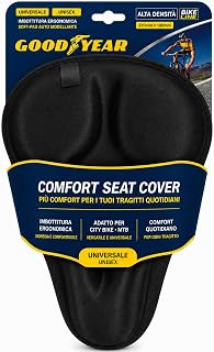 Goodyear MTB Gel Soft Saddle Cover 270 x 180 mm Non-Slip Black