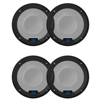 (2 KTE-S50G 5.25" S-Series Speaker Grill Bundle by Alpine – Model AlpineBDL241108-09