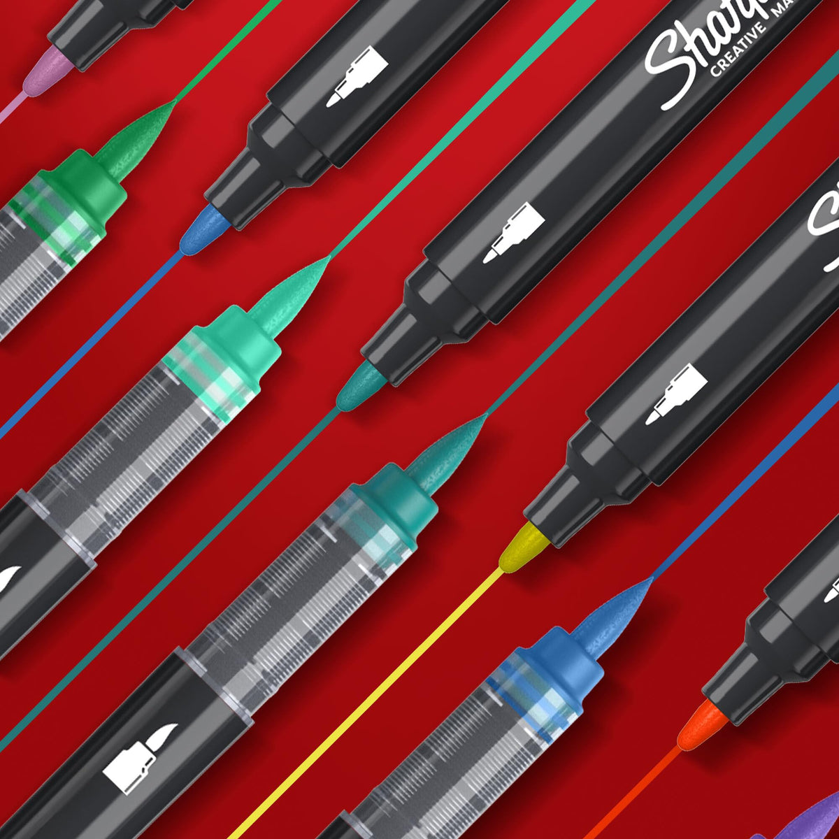 Sharpie Assorted / 1 Count (Pack of 5) / Creative Markers Permanent Markers