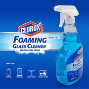 Foaming Glass Cleaner Trigger Spray by Clorox – 23 Ounce (Pack of 1), Model BB0424