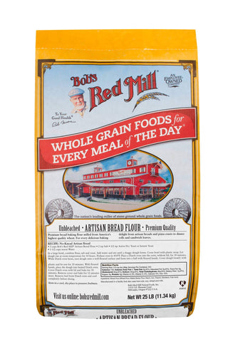Artisan Bread Flour by Bob's Red Mill – 400 Ounce (Pack of 1), Model 1317B25