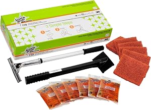 3M Scotch-Brite Griddle Cleaning, Orange, 1 System