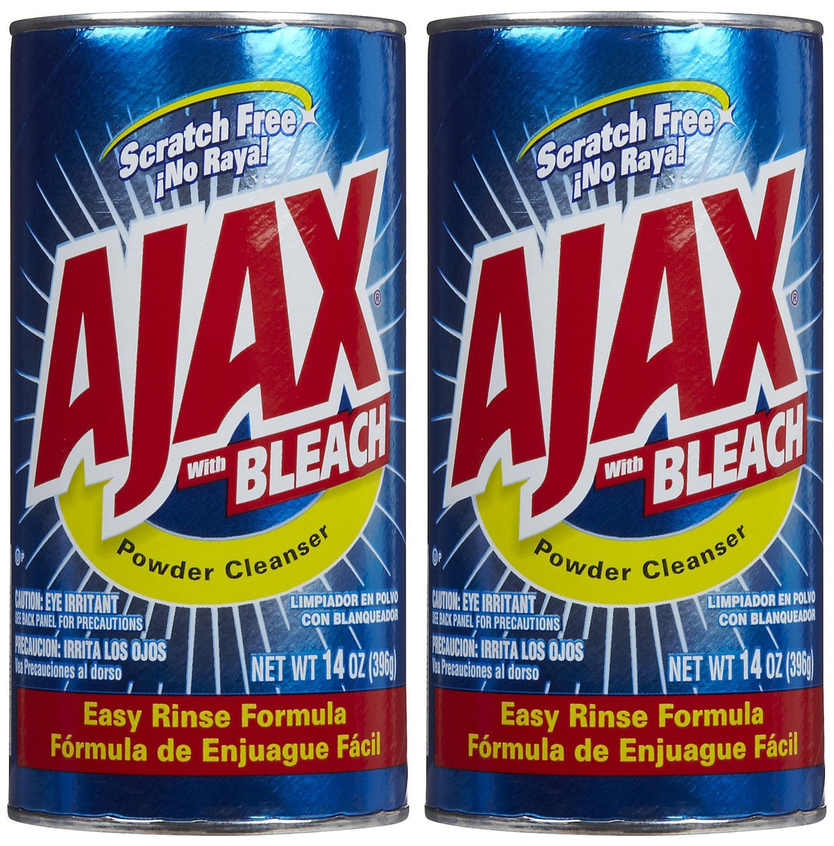 Powder Cleanser with Bleach - 14 oz - 2 pk by Ajax – 14 Ounce (Pack of 2), Pack of 2, Model ACP-578B