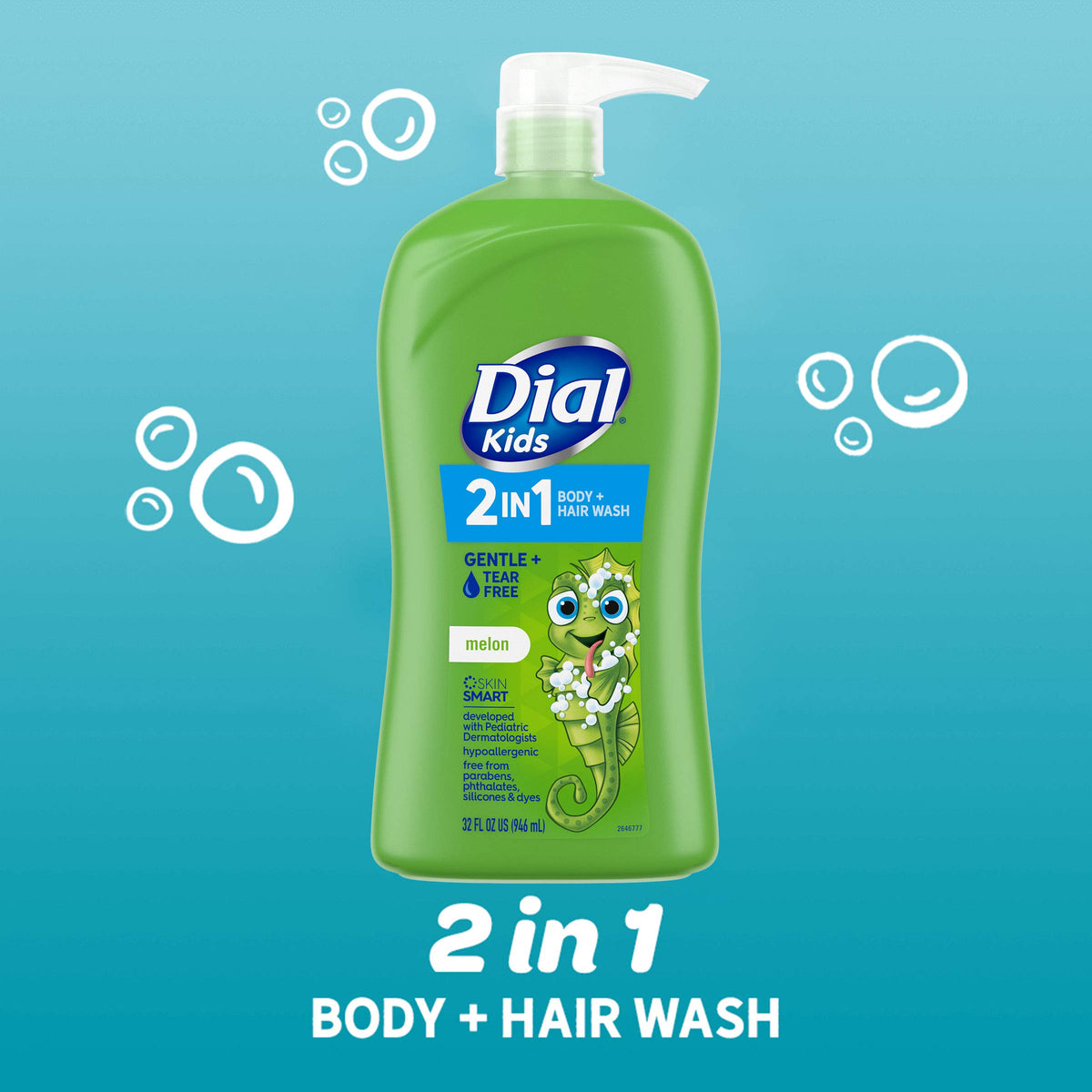 Dial 32 Fl Oz (Pack of 2) / Melon / Naranja Body Washes