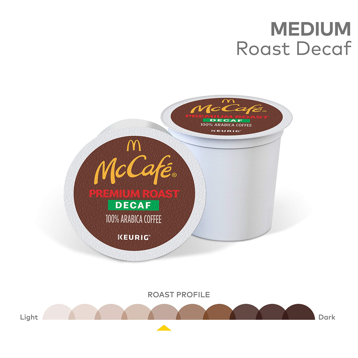 McCafé Decaf Premium Medium Roast K-Cup Coffee Pods (12 Pods) by McCafe – 12 Count (Pack of 1)