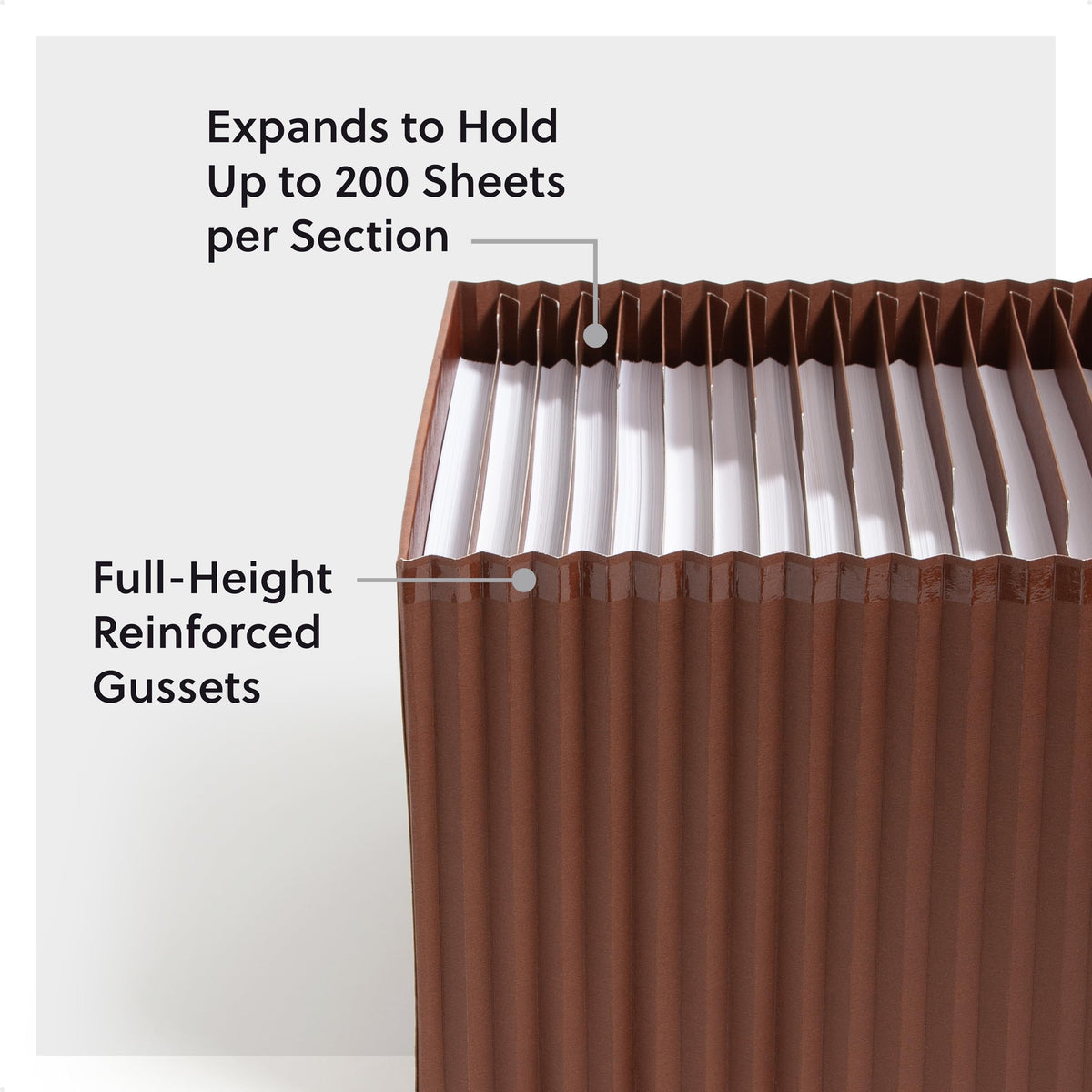 SMEAD Letter / A-Z Index, Poly, Letter Size / Redrope Expanding Files & Wallets