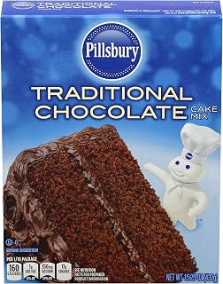Pillsbury Traditional Chocolate Cake Mix, 15.25-Ounce
