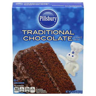 Traditional Chocolate Cake Mix by Pillsbury – 1 Ounce