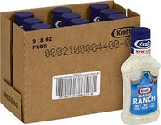 Kraft Classic Ranch Dressing, 8 Fluid Ounce - 9 per case.