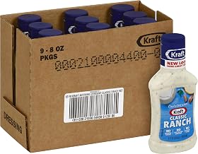 Kraft Classic Ranch Dressing, 8 Fluid Ounce - 9 per case.