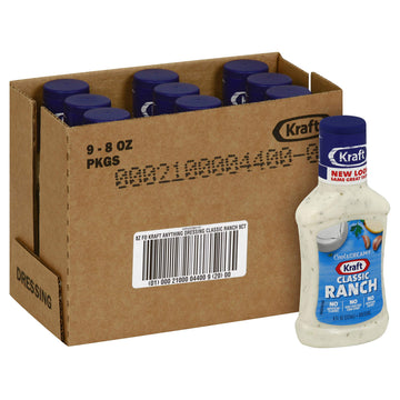 Classic Ranch Dressing by Kraft – Pack of 9