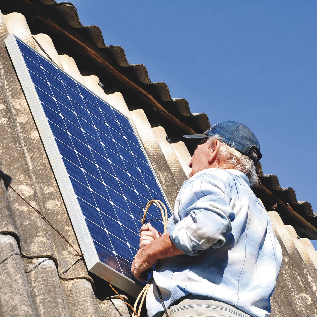 110 Watt Complete Solar Panel Kit by Nature Power – polycrystalline, Model 53110