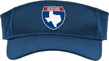 Bedford Texas TX Interstate Highway Vacation Souvenir Sport Sun Visor