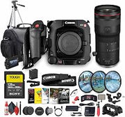 Canon EOS C400 6K Full-Frame Professional with 24-105mm Lens Bundle | For Filmmaking & Video Production | Full-Frame Cinema Camera | Dual Pixel CMOS AF | Triple Base ISO + 128GB Memory Card
