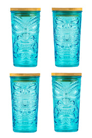 10 Strawberry Street Blue / Large / Modern Tumblers & Water Glasses