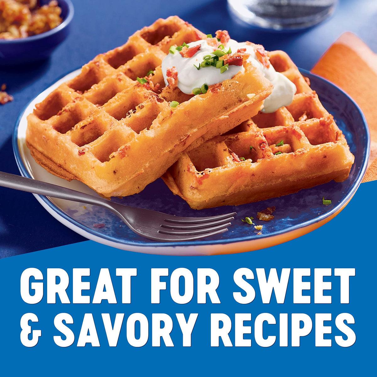 Belgian Waffle Mix by Krusteaz – 28 Ounce (Pack of 2), Pack of 2, Model DCS-2184B
