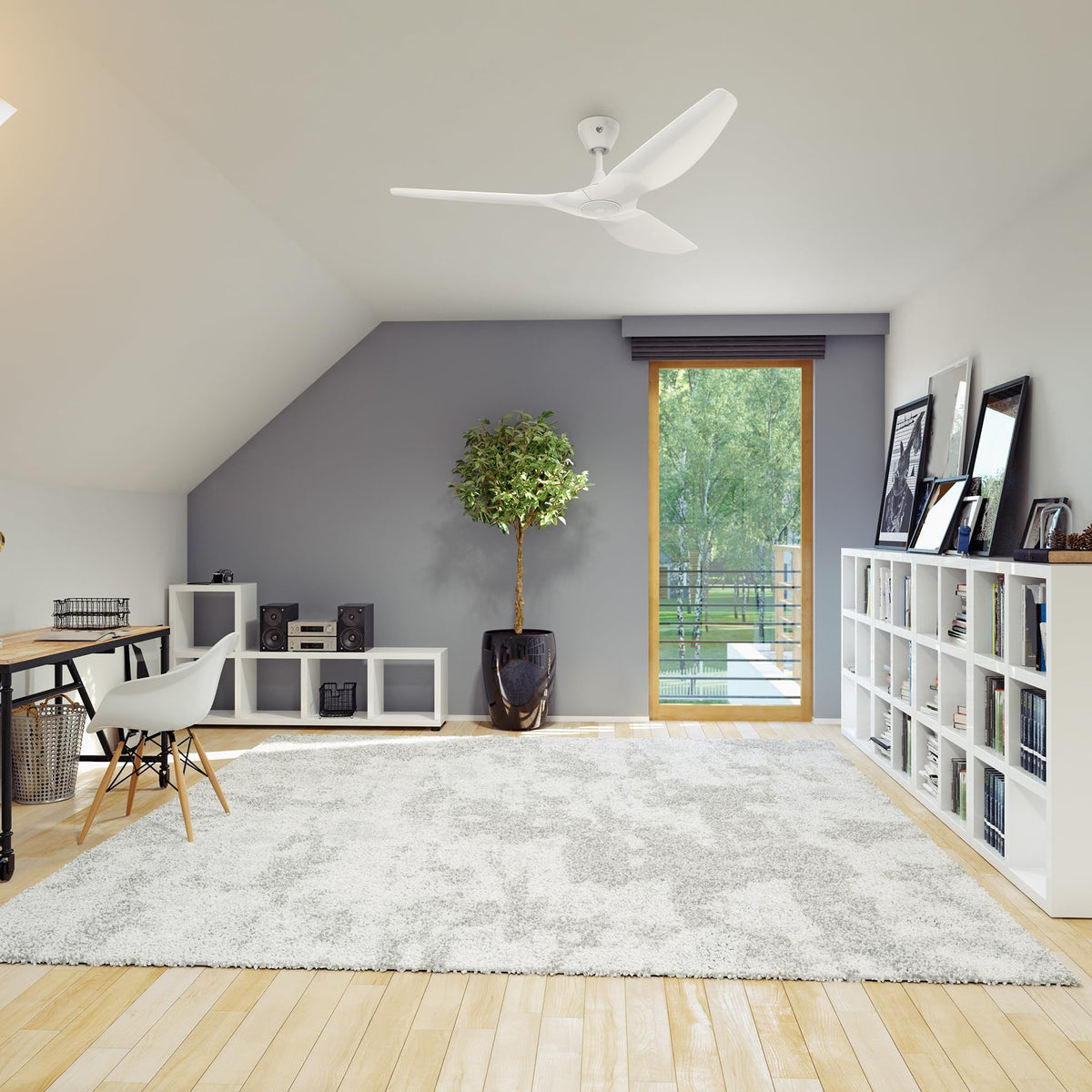 Big Ass Fans White / 60" / Indoor Ceiling Fans