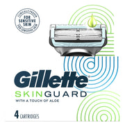 SkinGuard Men's Razor Blades by Gillette – 4 Count (Pack of 1), WHITE, Model 66509
