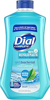 Dial Complete Antibacterial Liquid Hand Soap Refill, Spring Water, 32 fl oz