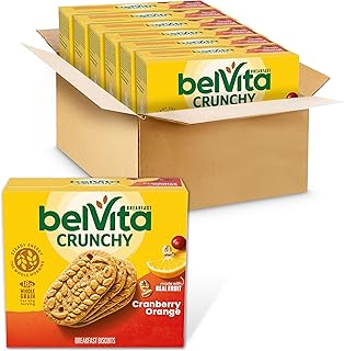 Belvita Breakfast Bars Biscuits, Cranberry Orange, 30 Packs