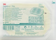 Rescue Essentials - 3M Tegaderm Transparent Film Dressing - 4" x 4 3/4" - 10 Count (Pack of 1), White, Green