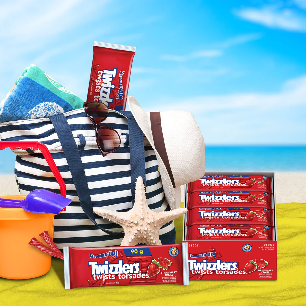 Licorice Candy by Twizzlers – Bulk, Pack of 24