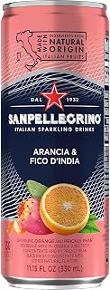 San Pellegrino Sanpellegrino Prickly Pear and Orange Sparkling Fruit Beverage, 11.15 fl oz. Cans (6 Count)
