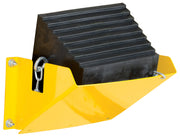 Wheel Chock Holder by Vestil – One Size, Steel, Yellow, Model WC-H