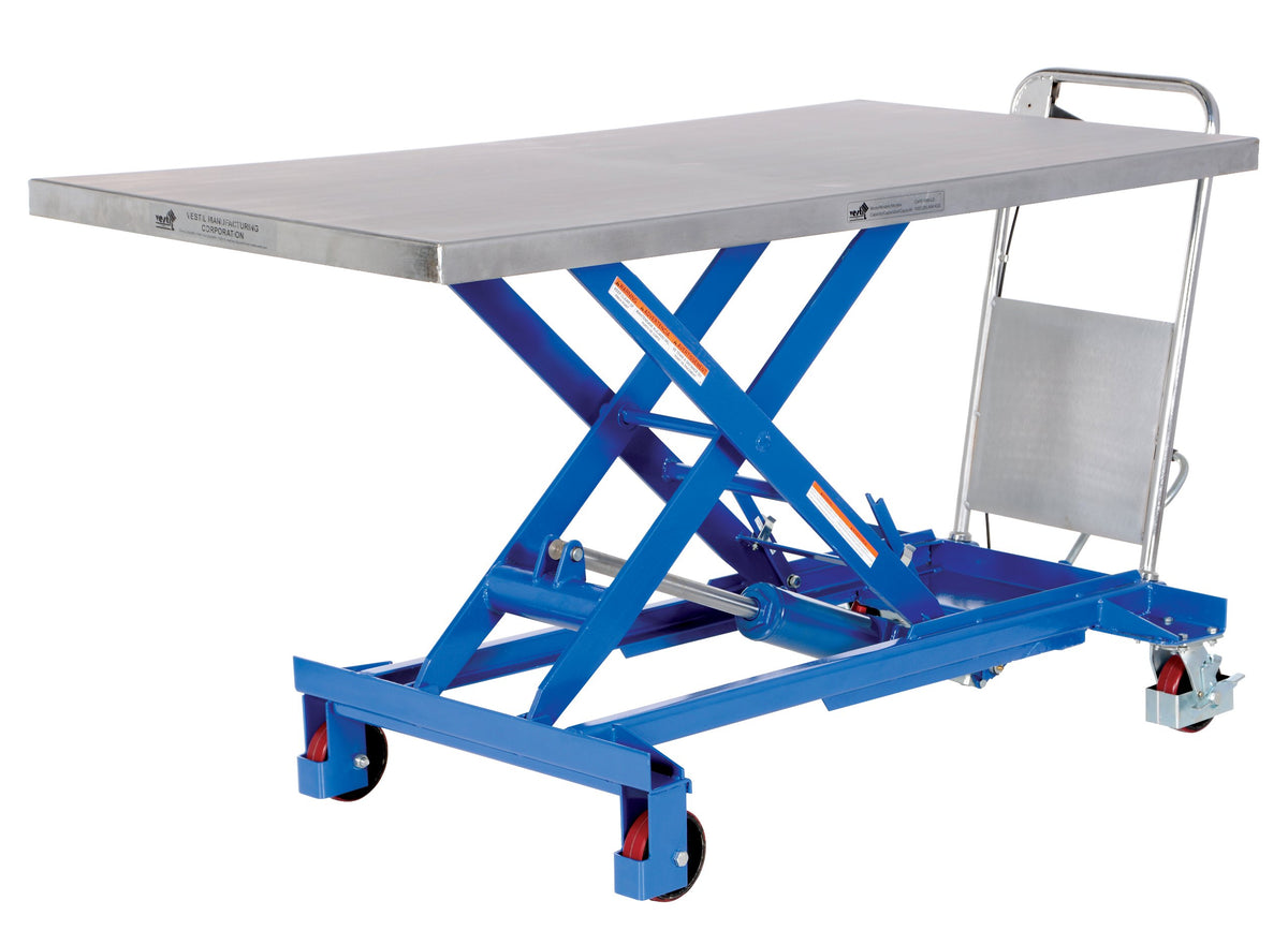 63x31.5 Hyd. Scissor Cart 1k by Vestil – One Size, Blend, Multicolor, Model CART-1000-LD