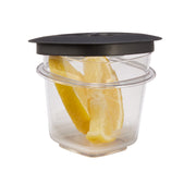Premier Easy Find Lids Food Storage Containers by Rubbermaid – .5-Cup, 2-Pack, 0.5 cups, Plastic, Gray, Model 1937645