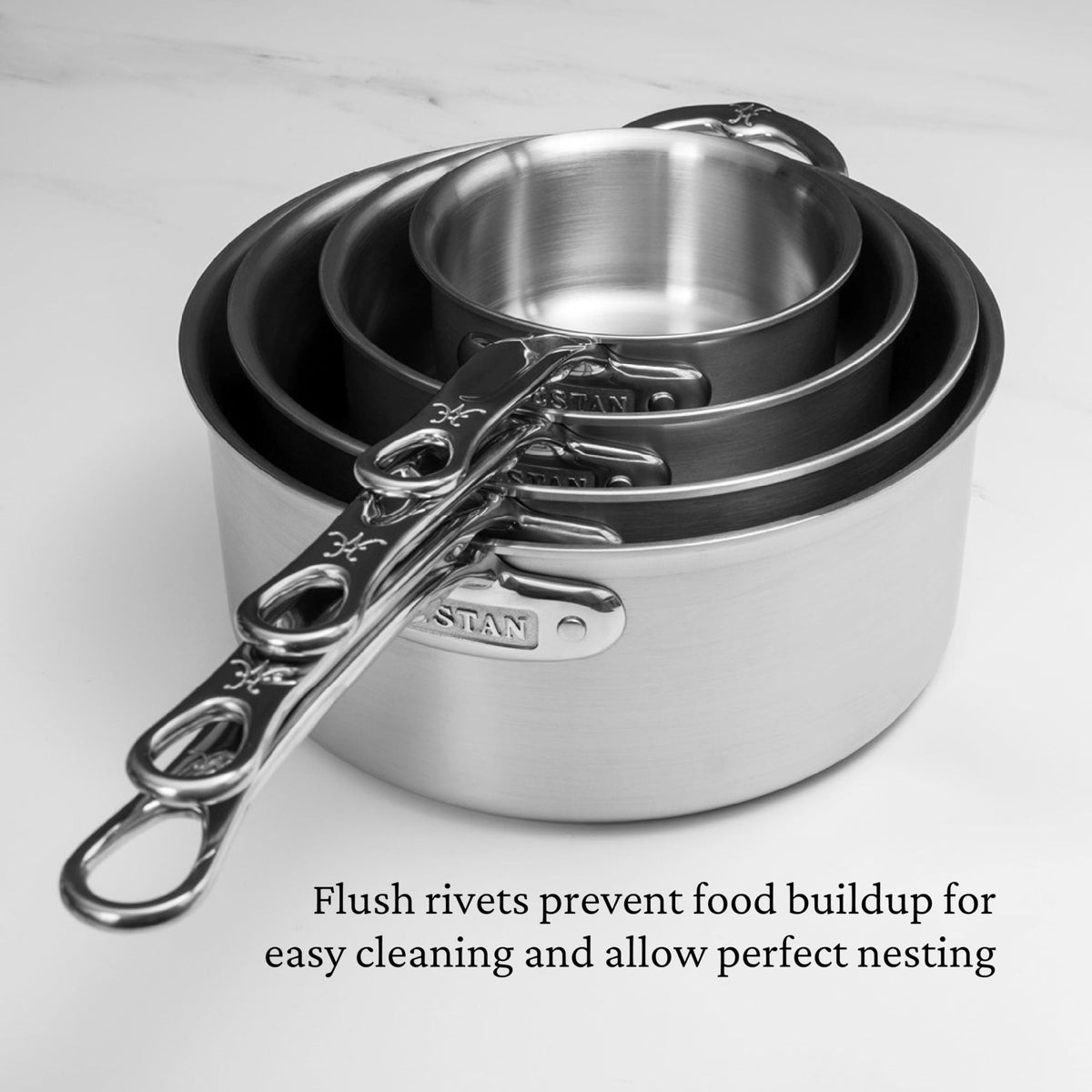 Thomas Keller Insignia by - Stainless Steel 4 Quart Sauce Pot by Hestan – 4 Quarts, Stainless Steel, Model 31019